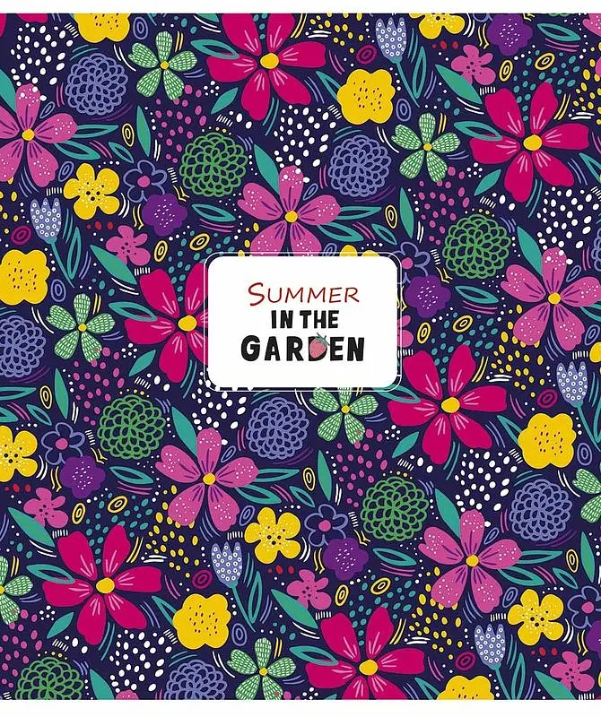 Зошит загальний Школярик Genius In the summer garden у клітинку 48 аркушів 10 шт. (048-3071K) - фото 3