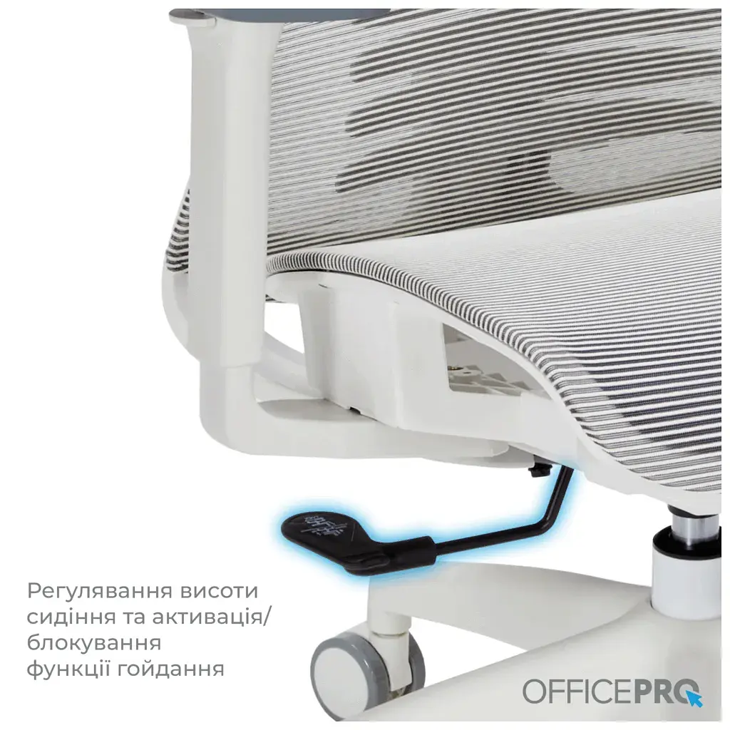 Офісне крісло OfficePro Balance OC620-W-LG-LG (OC620-W-LG-LG) - фото 8