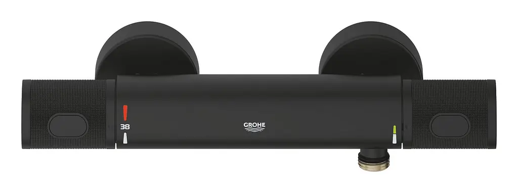 Термостат для душа Grohe Grohtherm 1000 Performance 34827KF0 Черный матовый - фото 4