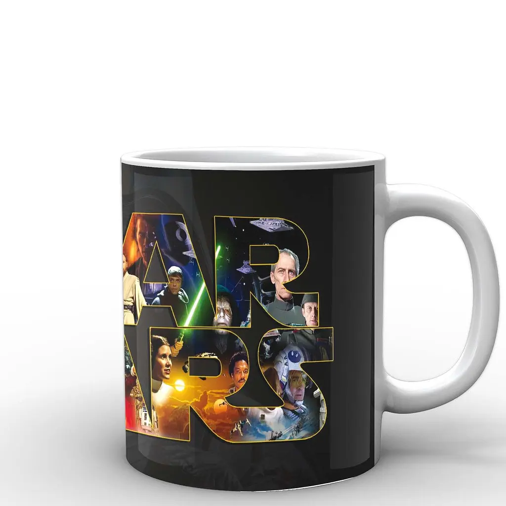 Кружка GeekLand Звездные войны Star Wars надпись SW.002.28 330 мл белая - фото 3