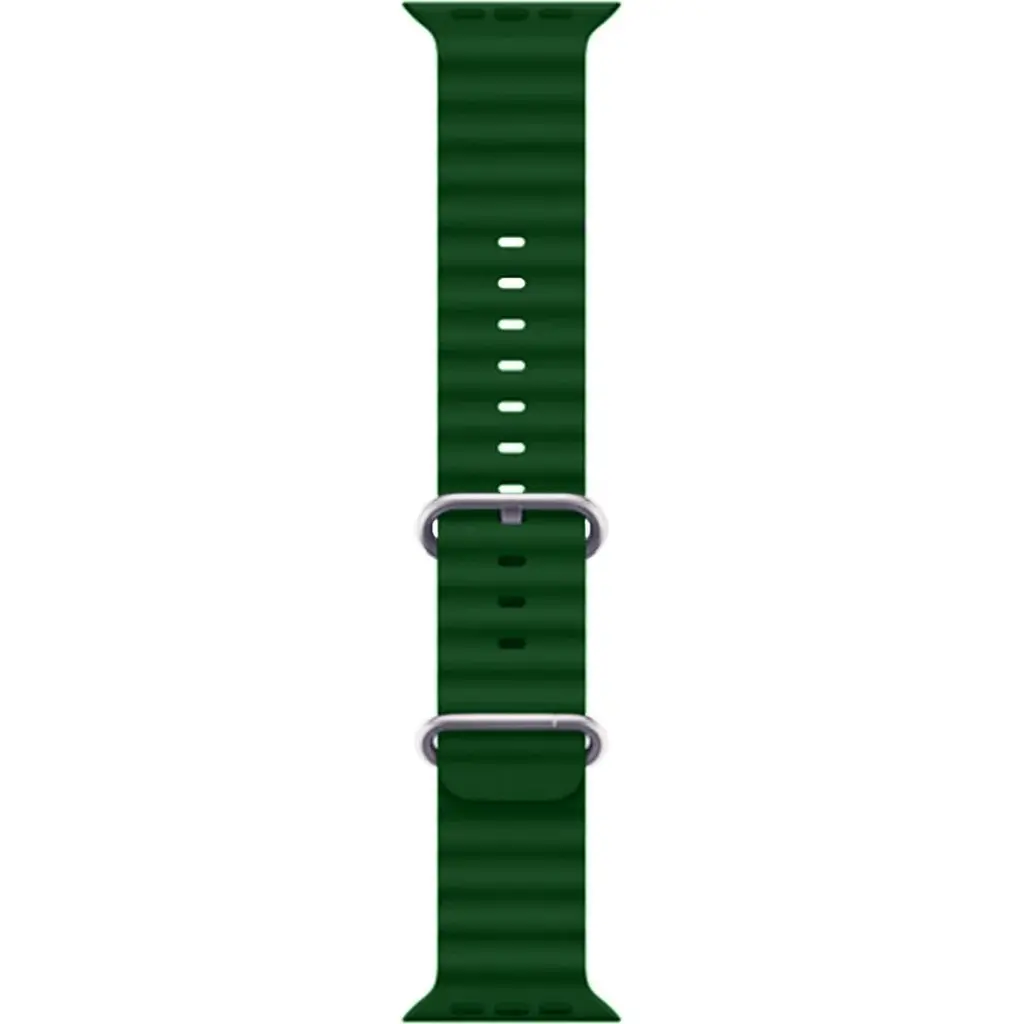 Ремінець Ocean Band для Apple Watch 42/44/45/49mm Dark Green [111498] - фото 4