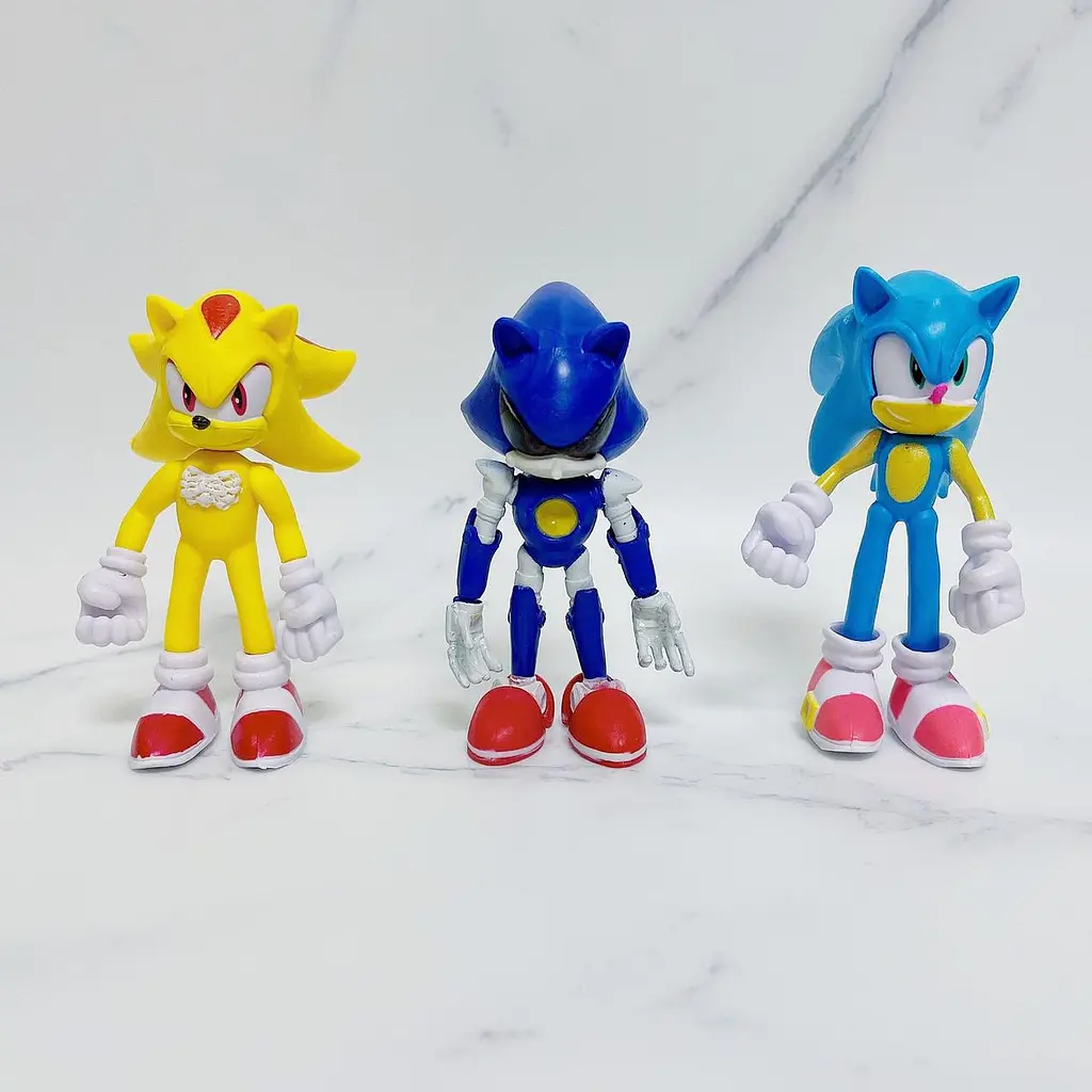 Набір фігурок Сонік Їжачок Super Sonic і його друзі в пакованні - фото 3