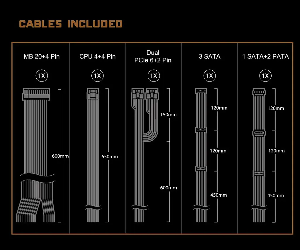 БЖ 550W ASRock Challenger CL-550B 120mm, 80+ Bronze, Retail (CL-550B) - фото 2