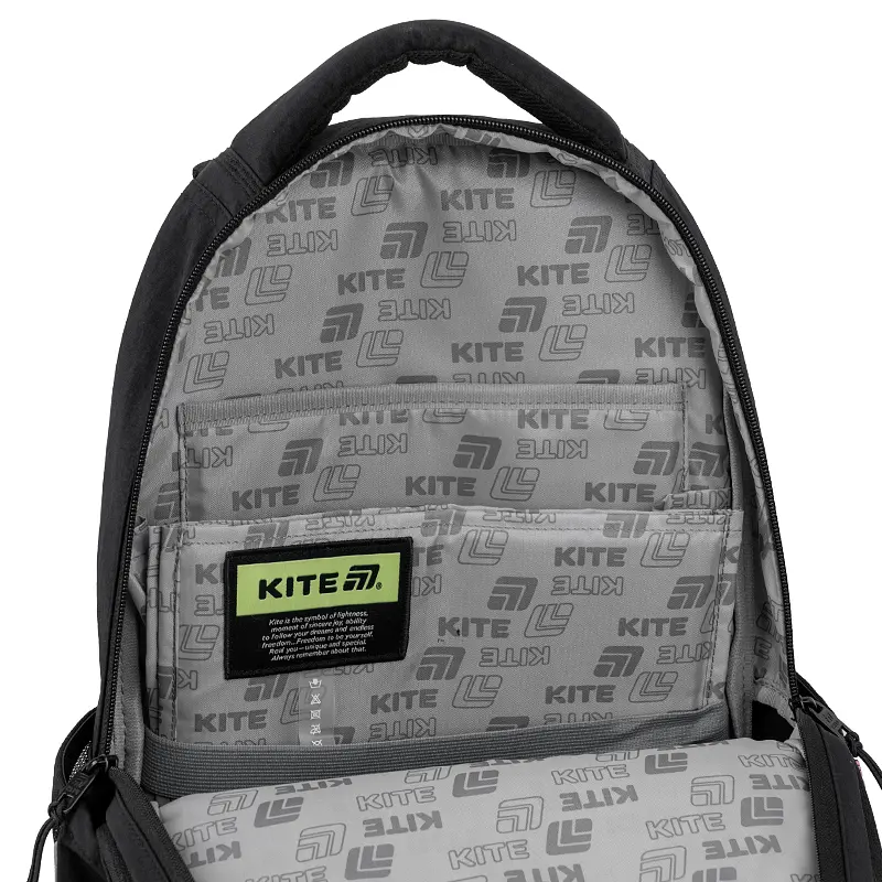 Рюкзак для старшої школи Kite Education teens 2587M Drama Queen Чорний (K26-2587M-2) - фото 15