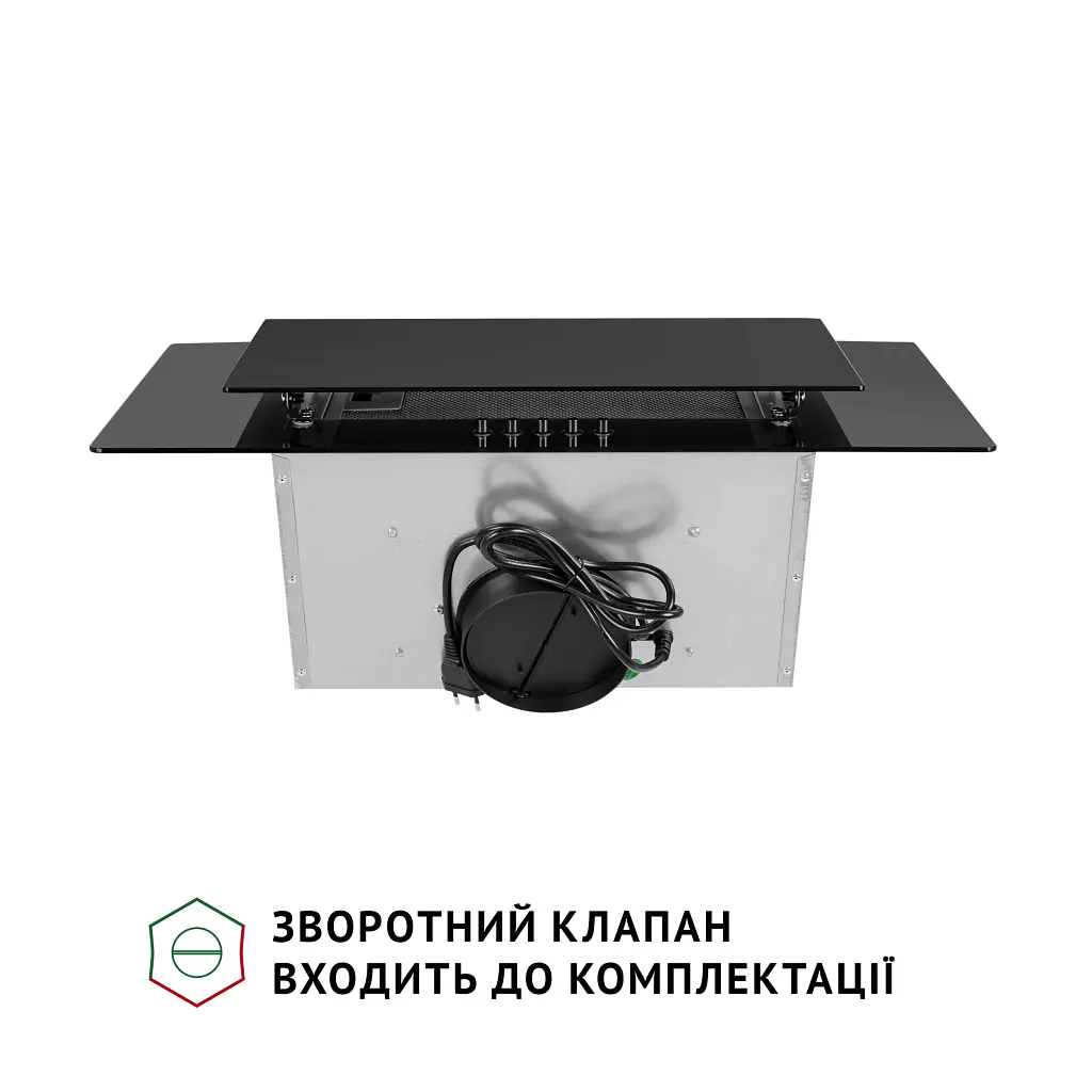 Вытяжка декоративная наклонная PERFELLI DN 6142 BL LED - фото 8