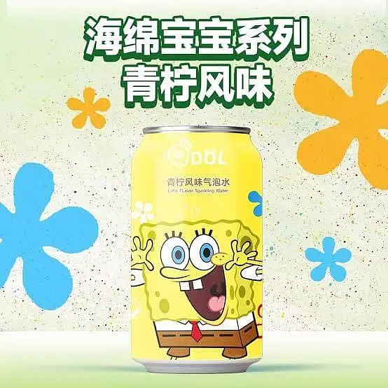 Газований напій Qdol Spongebob Squarepants Lime Губка Боб 330 мл - фото 4