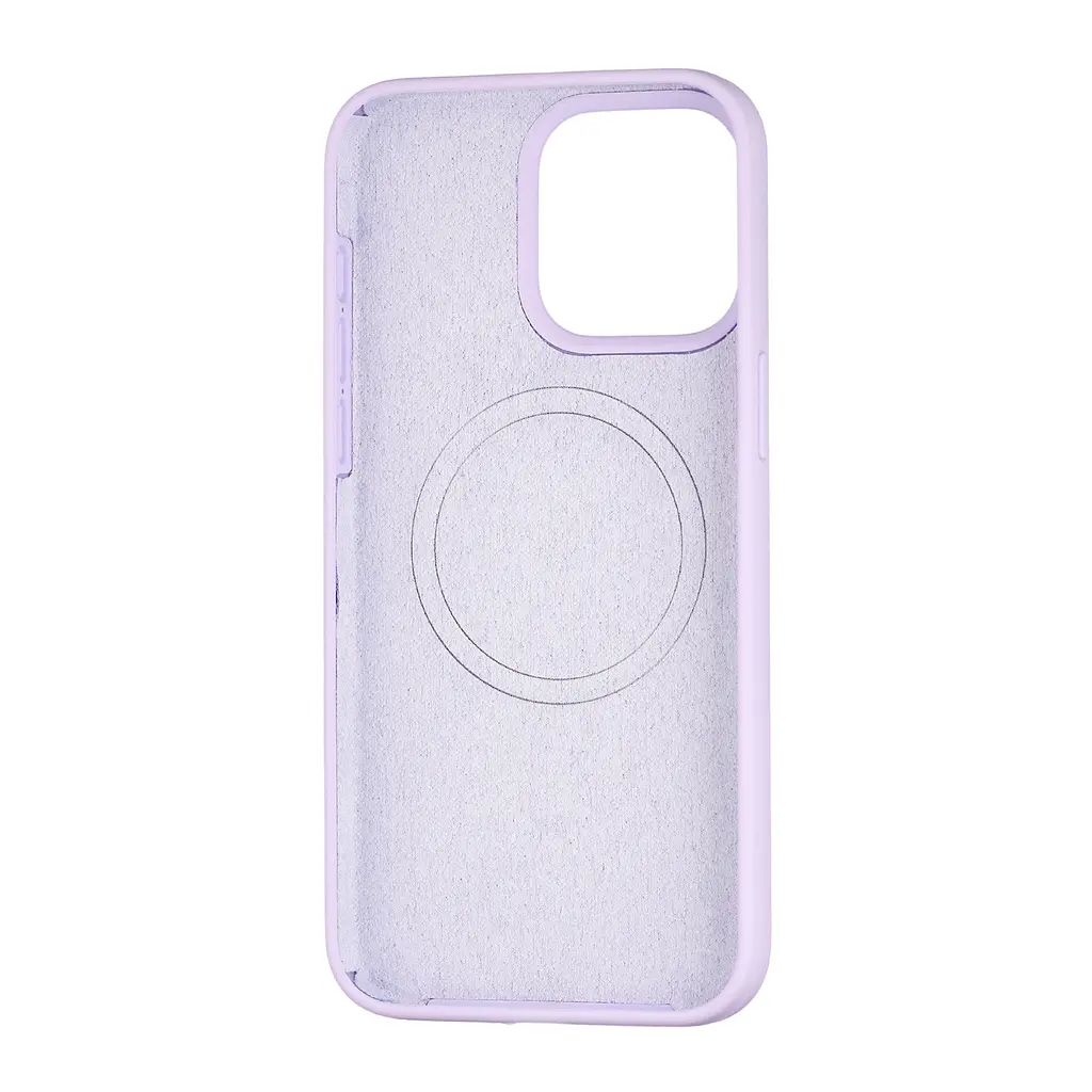 Чохол Silicone Case Full Cover with MagSafe iPhone 15 Pro Max Lilac - фото 2