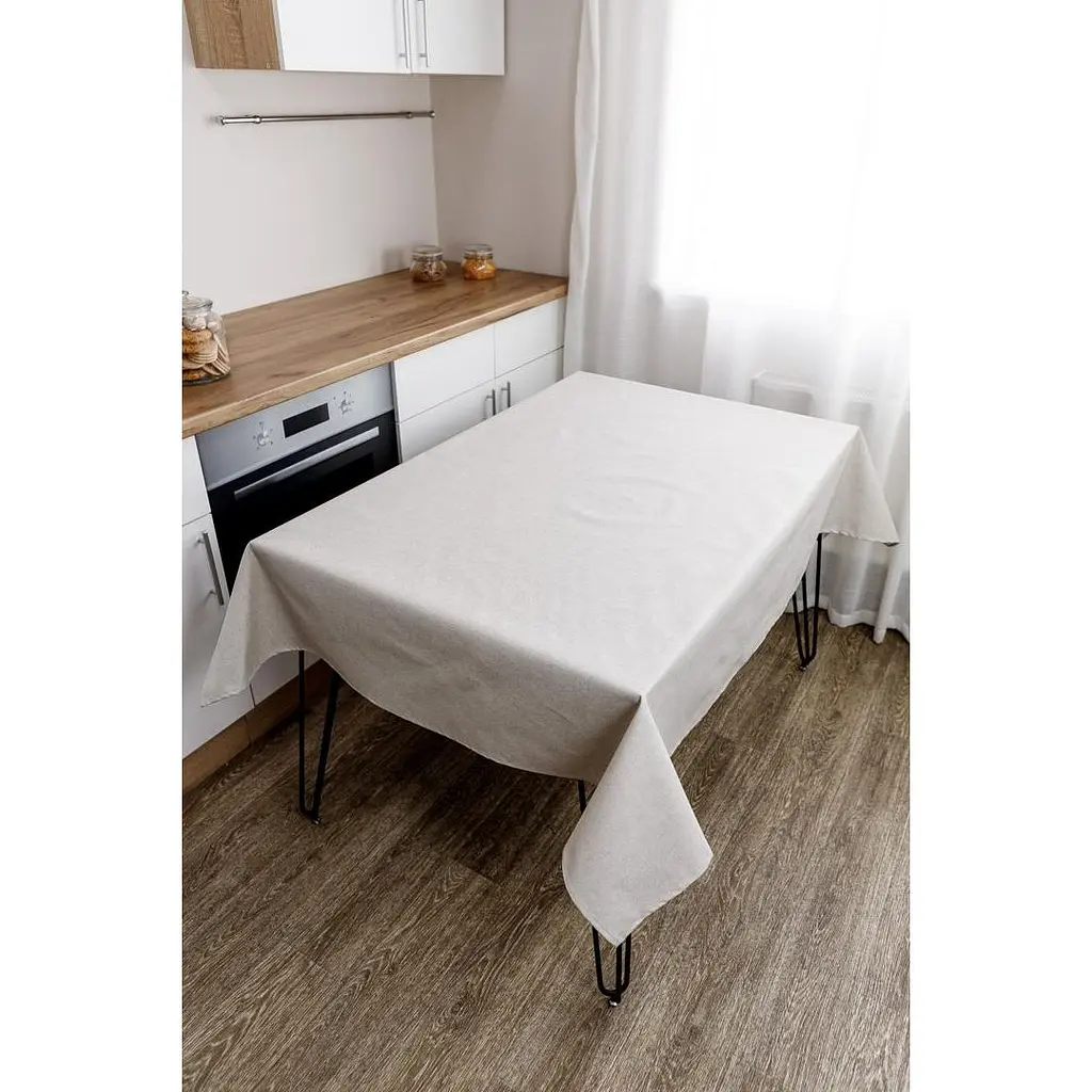 Скатерть Прованс Simfoni Натюрель 180x136 см бежевая (33555) - фото 2