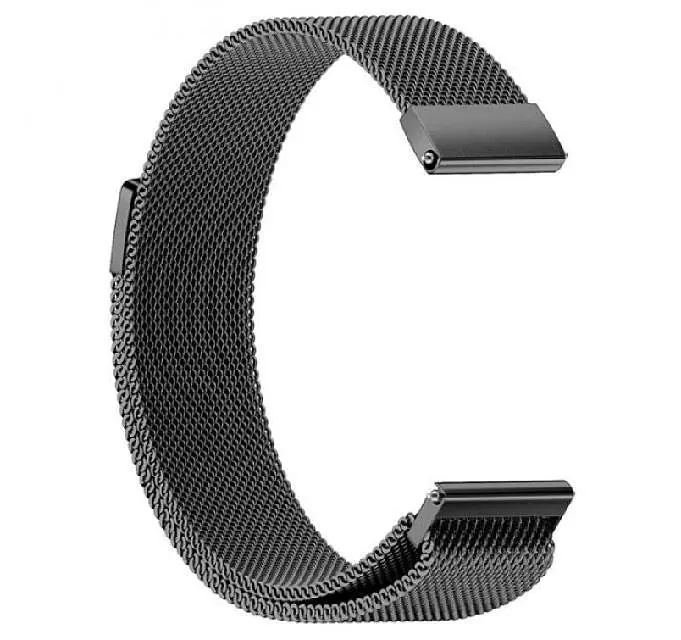 Миланский сетчатый ремешок Primo для часов Samsung Galaxy Watch 42 мм (SM-R810) Black - фото 3