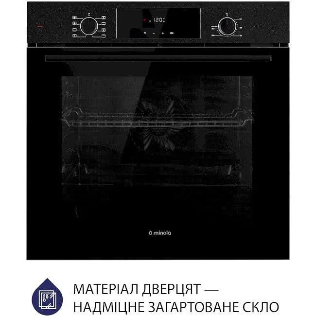 Духова шафа Minola EOD 6804 Midnight Чорна - фото 2