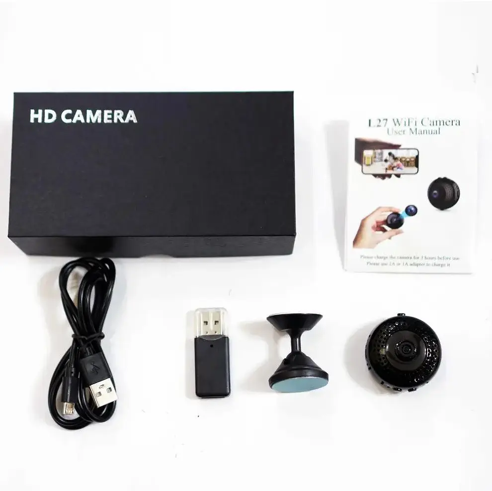 Портативна відеокамера RIAS L27 Mini WiFi Black - фото 5