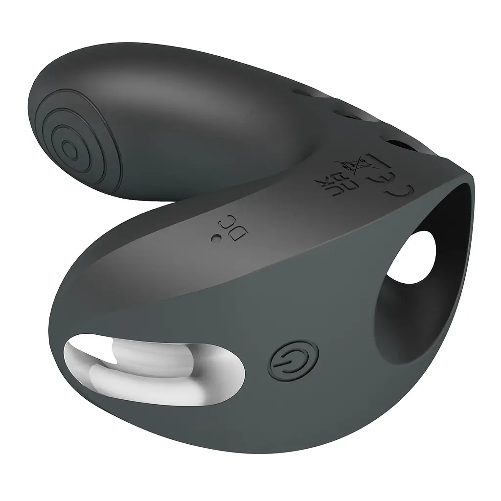 Вибратор Pretty Love Camelia Honey Finger 9.6 см (черный) - фото 13