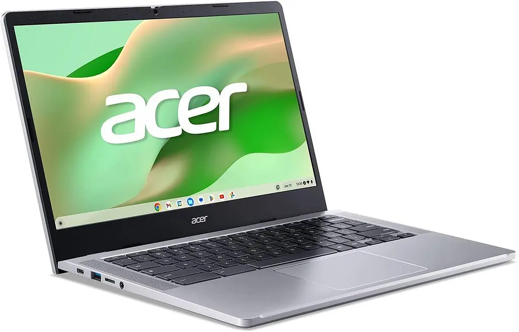 Ноутбук Acer 14 Chromebook CB314-4H FHD IPS/Intel N100/8GB/128SSD/UMA/ChromeOS/Silver (NX.KNBEU.003) - фото 3