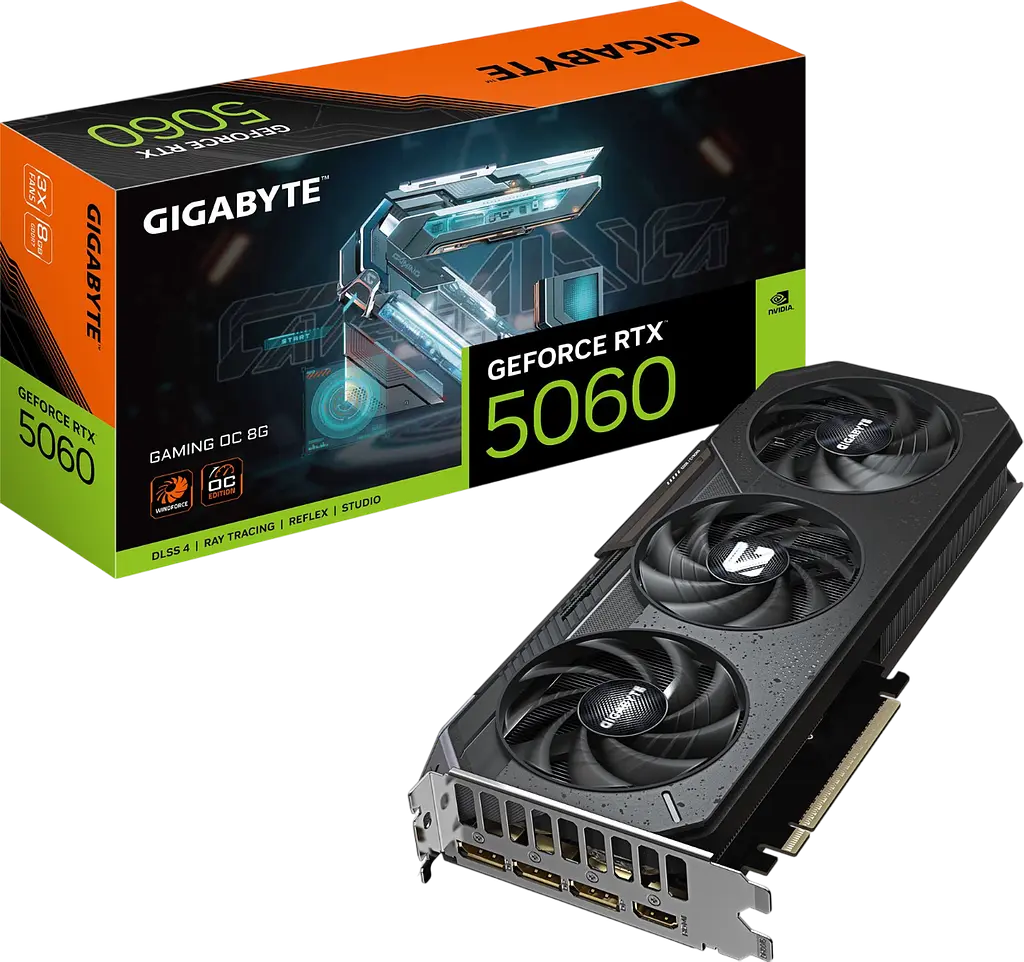 Відеокарта GeForce RTX 5060 8GB Gigabyte Gaming OC (GV-N5060GAMING OC-8GD) - фото 3