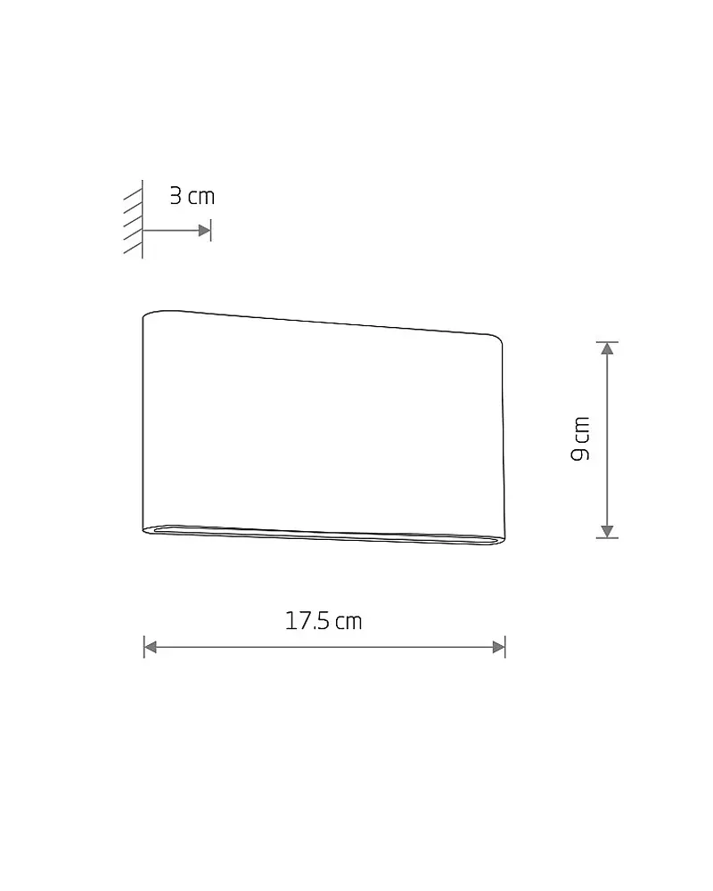 Уличный светильник Nowodvorski 11364 Semi M LED 2x5W 3000K 500Lm IP54 черный - фото 8