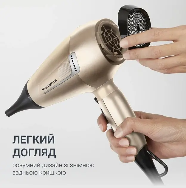Фен Rowenta Pro Expert Tresor Collection 2200 Вт бронзовий (CV8861F0) - фото 9