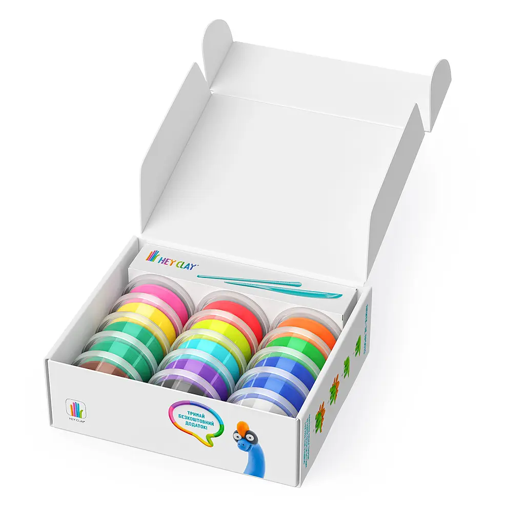 Меганабір пластиліну, що самостійно твердіє Ліпака Динозаври (15016-UA01) - фото 3