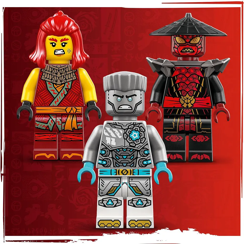 Уцінка. Конструктор LEGO Ninjago Бойовий костюм-робот Зейна 92 деталі (71827)  - фото 9