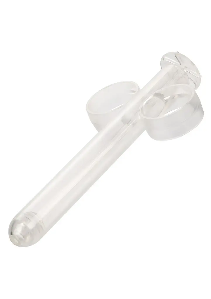 Шприц для спринцювання анальний душ XL Lube Tube CalExotics прозорий, 10.2 х 2 см - фото 3
