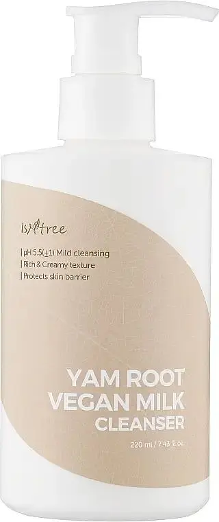 Заспокійливе молочко для очищення обличчя 220 мл Isntree Yam Root Vegan Milk Cleanser - фото 2