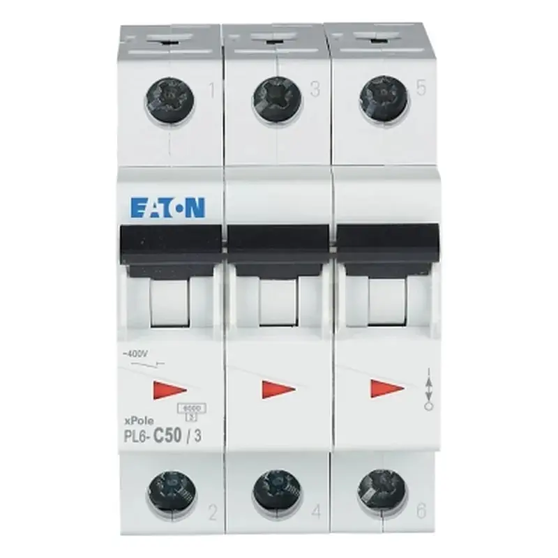 Автоматичний вимикач Eaton 3-п. М3 С 50А PL6 6кА - фото 2