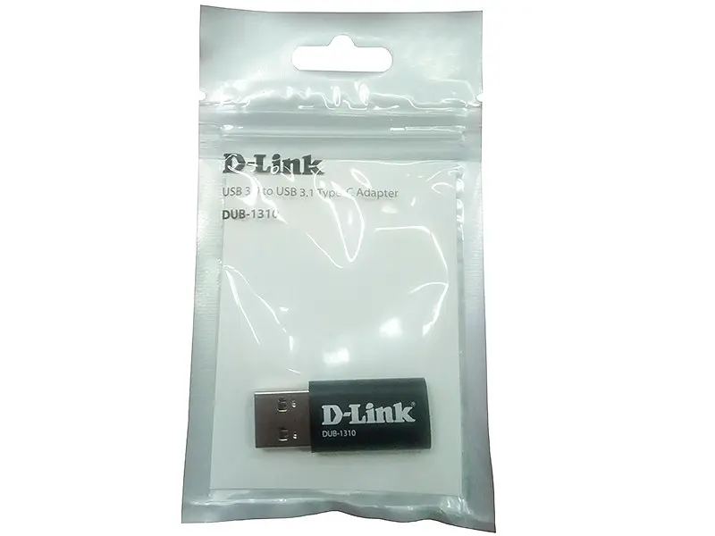 Адаптер преобразователь D-Link Type-C - USB 3.0 Dub-1310 - фото 2