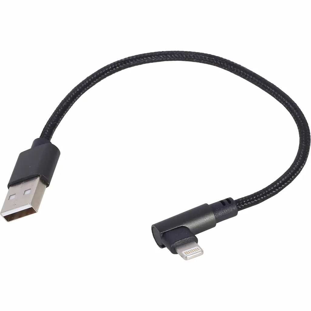 Дата кабель USB 2.0 AM to Lightning 0.2m corner Cablexpert (CC-USB2-AMLML-0.2M) - фото 2