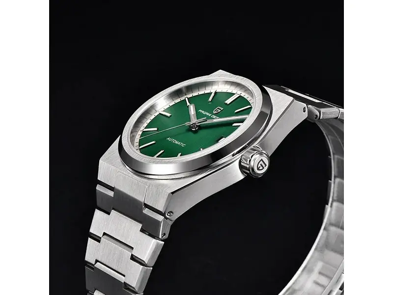Наручний годинник чоловічий PD-1753 Silver-Green Pagani Design acs0031192 - фото 4