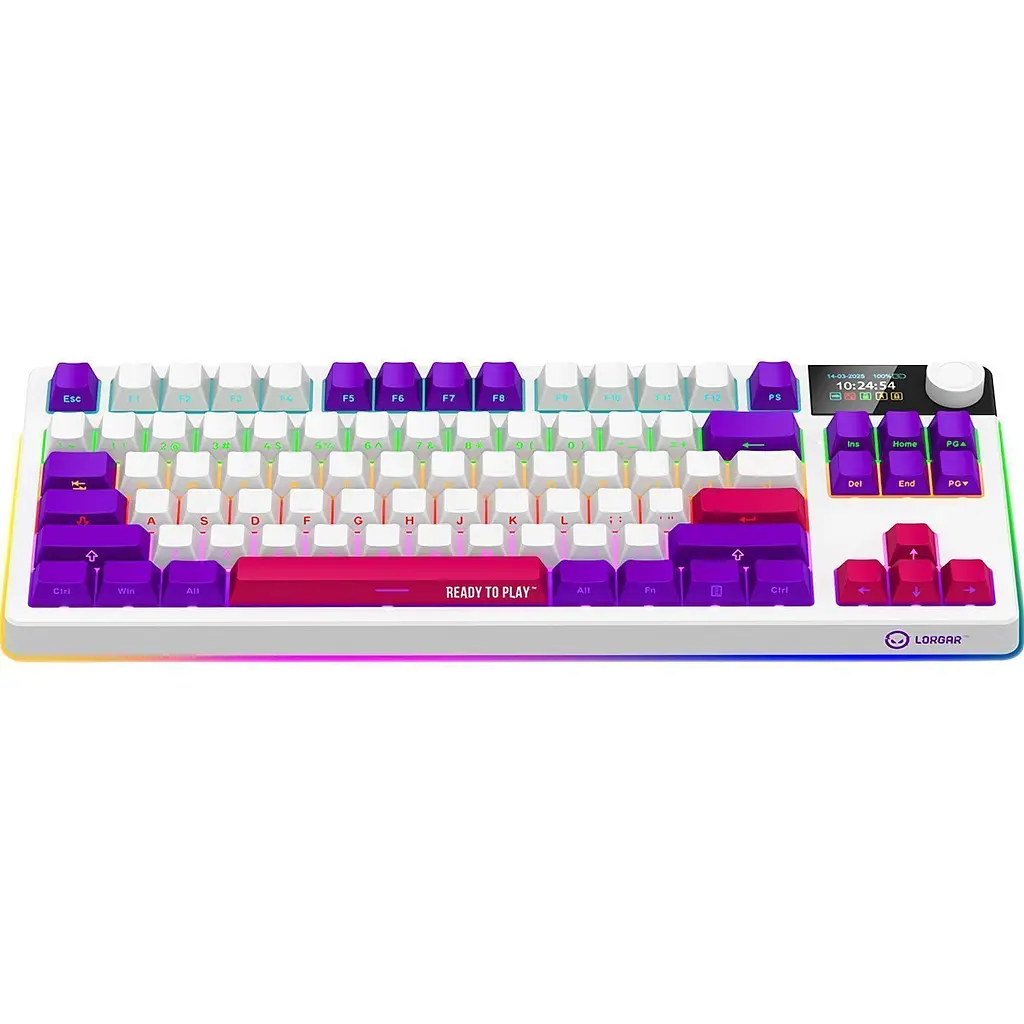 Клавіатура Lorgar KBP70TKLW Pro White (LRG-KBP70TKLW-WH-US) [144816] - фото 2
