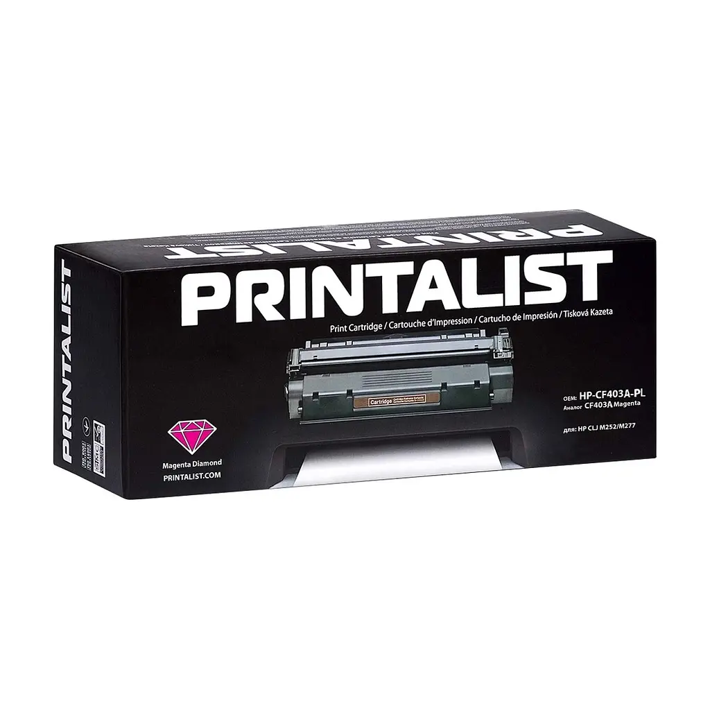 Картридж Printalist HP LJ M252/M277 CF403A Magenta (HP-CF403A-PL) - фото 2