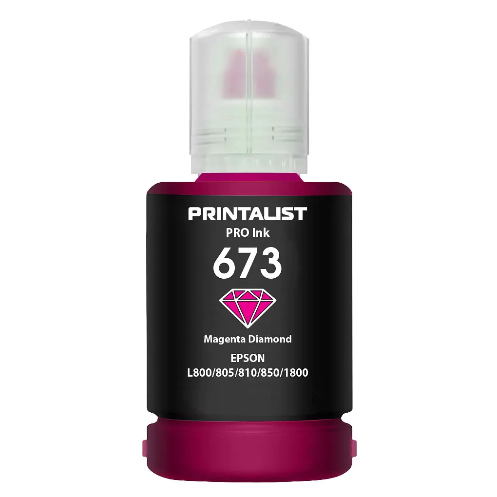 Чорнило PRINTALIST 673 для Epson L800 140г Magenta водорозчинне (PL673M) - фото 5