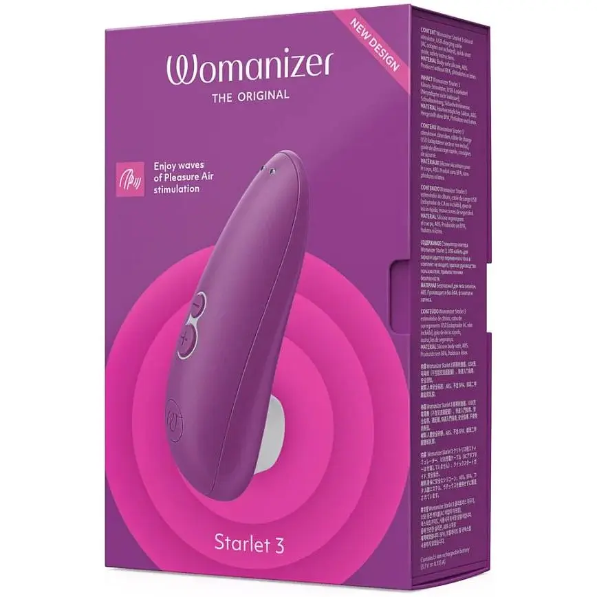Вакуумный клиторальный стимулятор Womanizer Starlet 3 Violet - фото 6