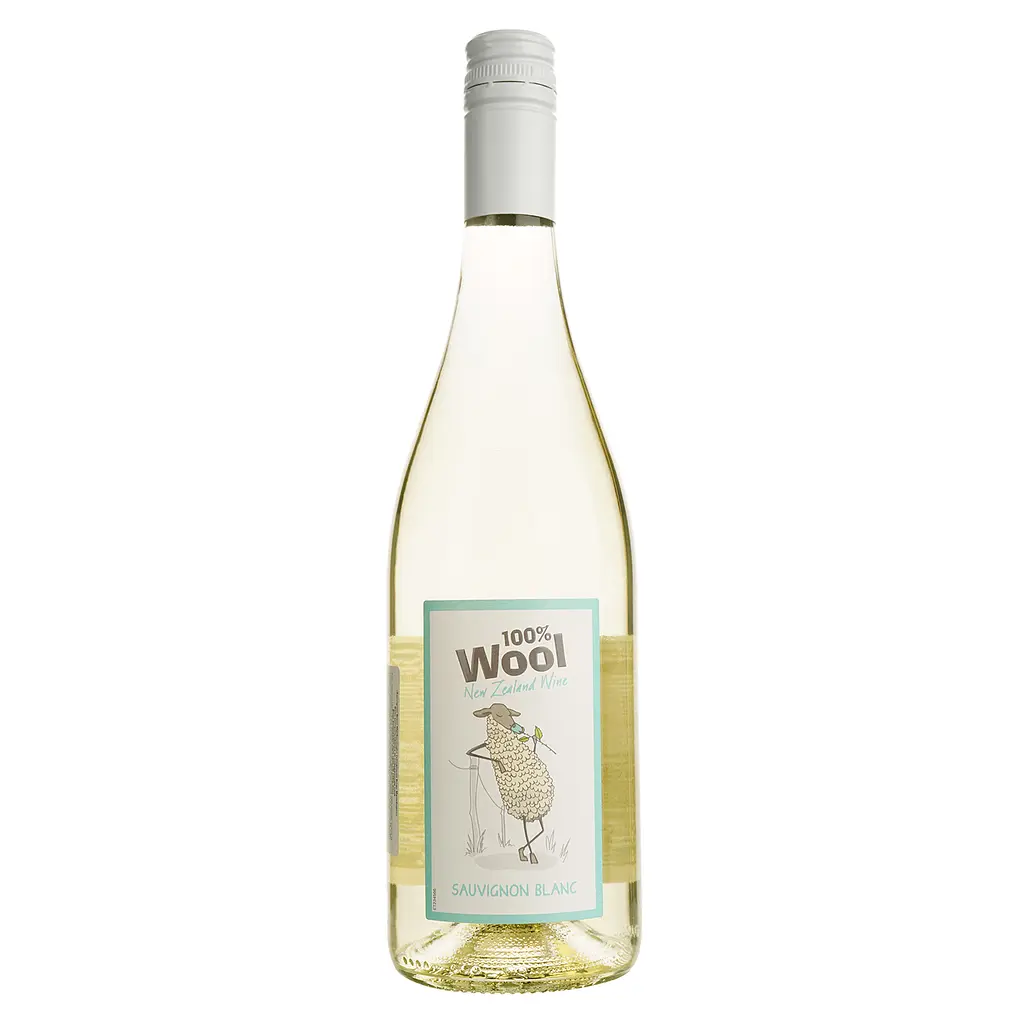 Уцінка. Вино 100% Wool Sauvignon Blanc Marlborough AOP біле сухе 0.75 л