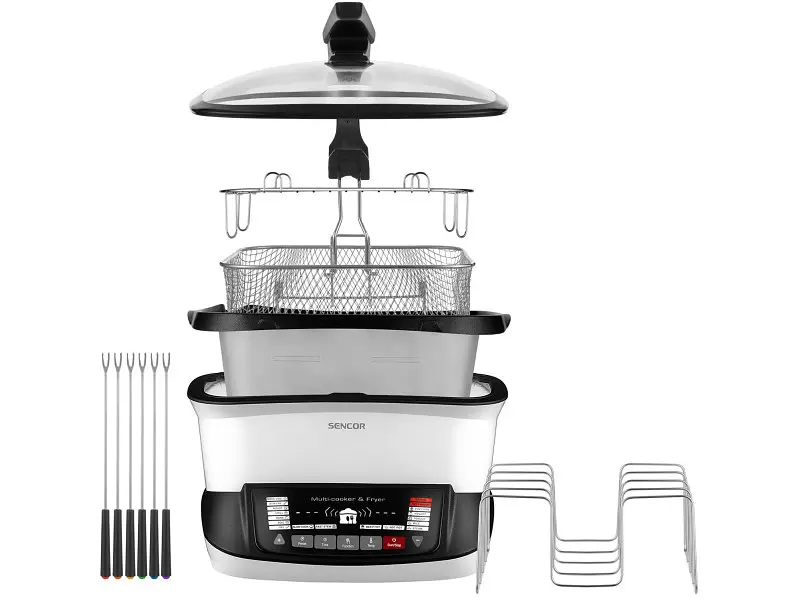 Мультипіч (аерофритюрниця) Sencor SFR9400WH - фото 5