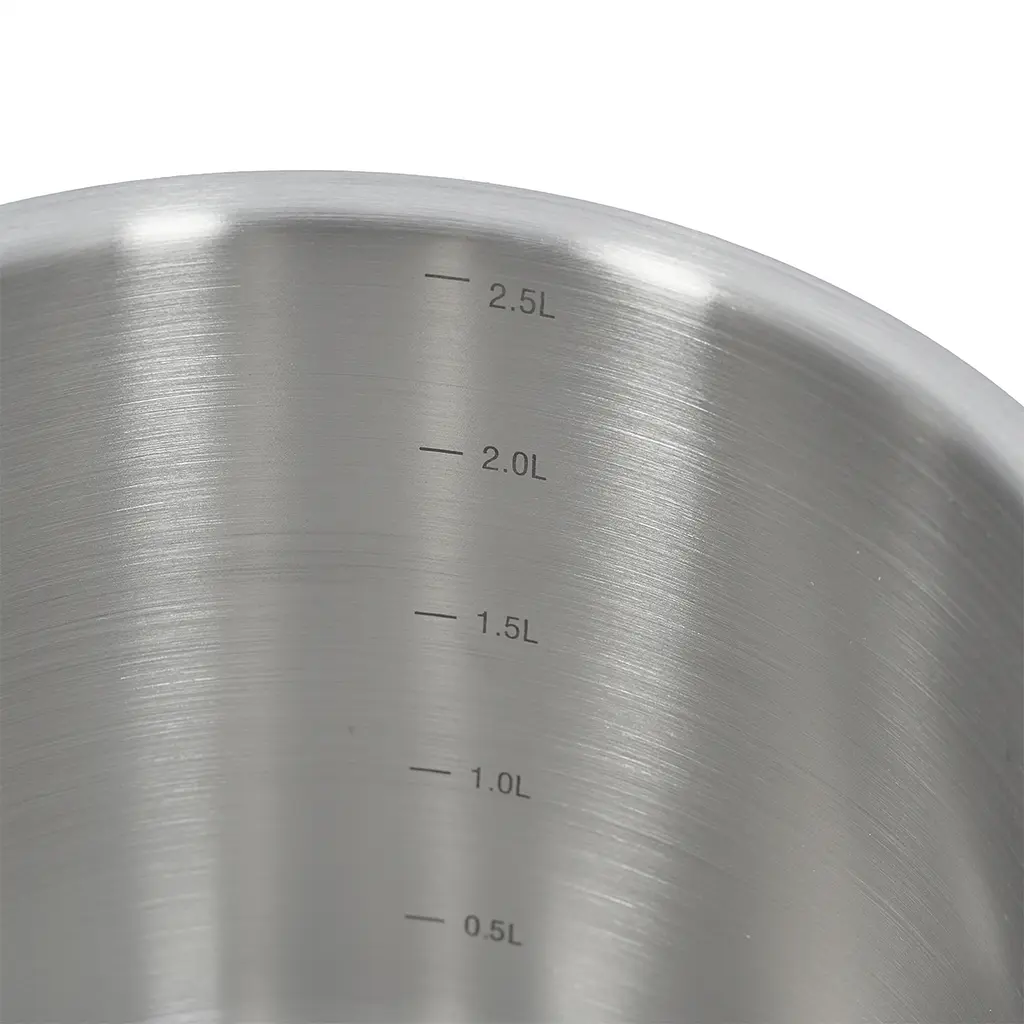 Каструля Gipfel Horeca Pro GP-50724 16 см 2.5 л срібляста - фото 5