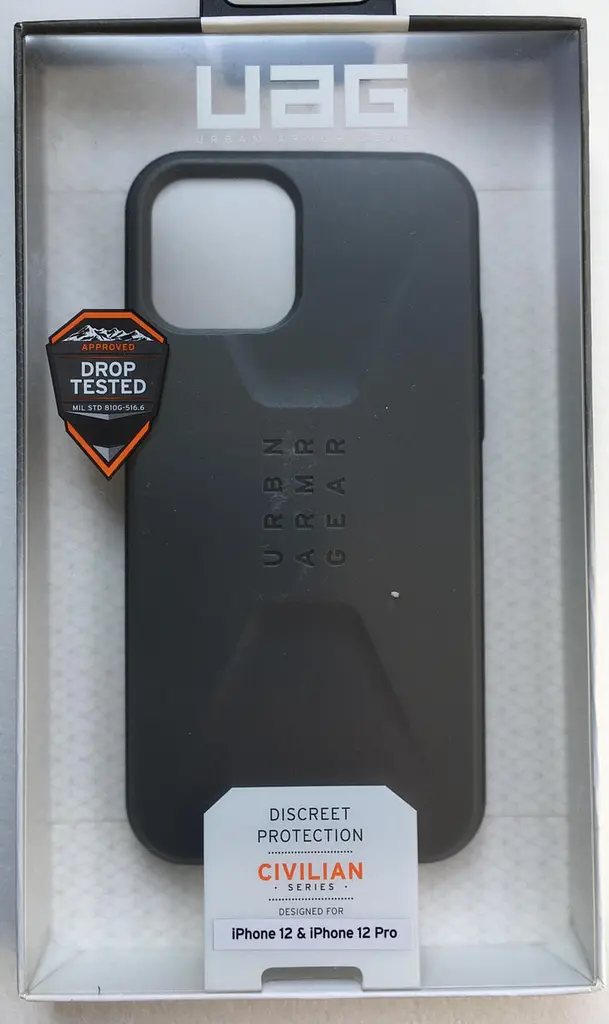 Чохол протиударний UAG Civilian 11235D113333 (Original) для iPhone 12/12 Pro (6.1") Silver - фото 9