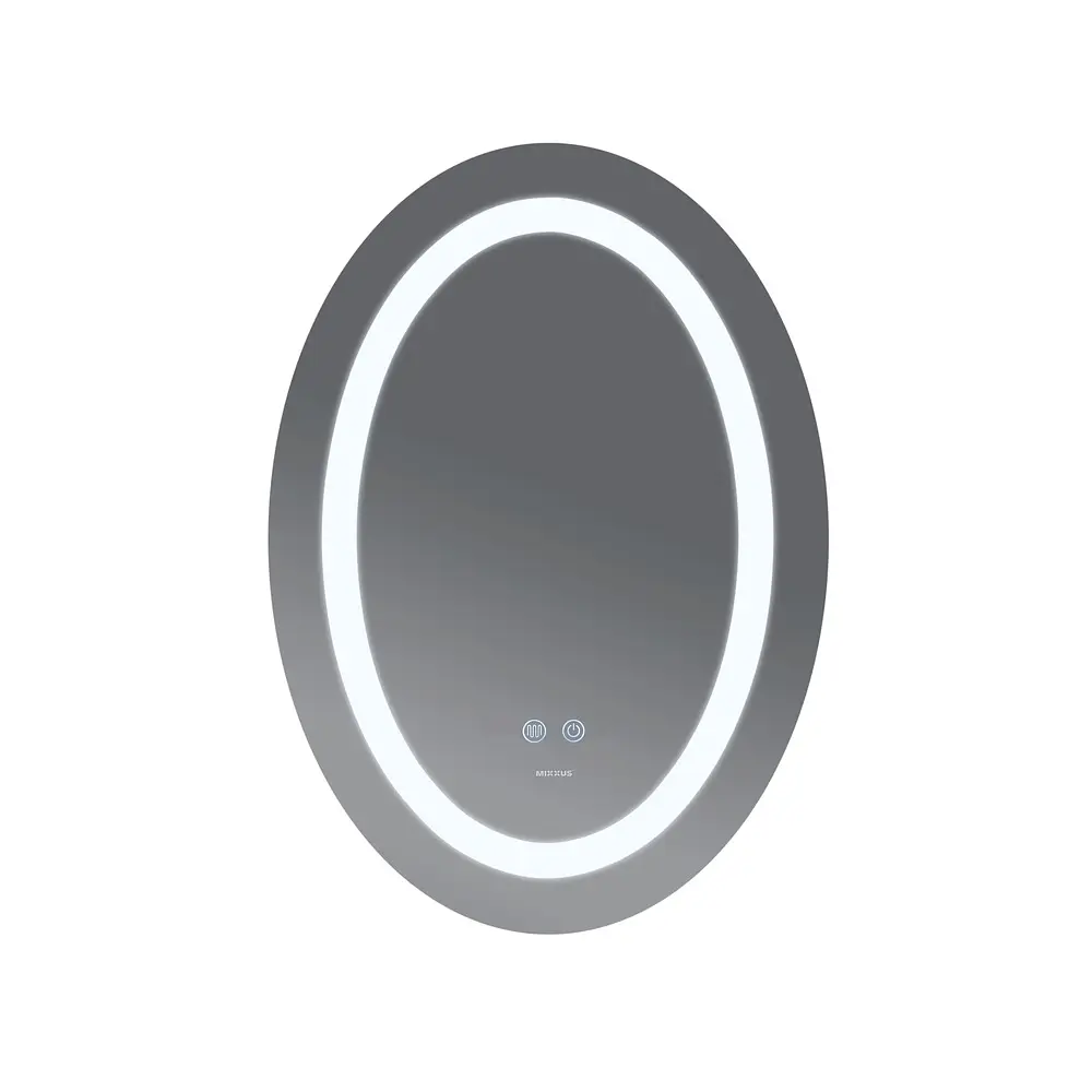 Дзеркало Mixxus Plain MV03-50x70 (LED Touch, антизапотівання, димер, регулювання яскравості) MI6664 - фото 2