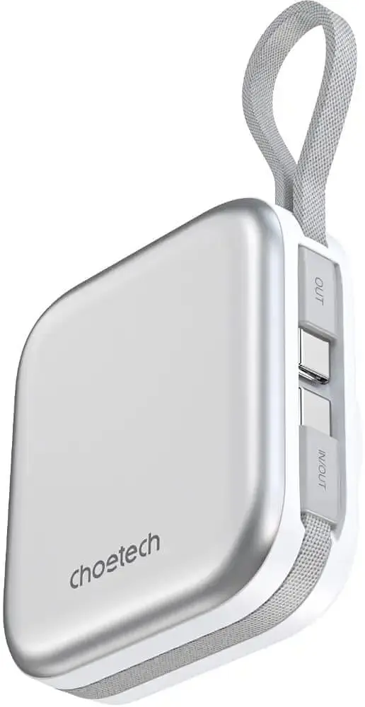 Павербанк Choetech Magnetic Wireless Gray 10 000 mAh / 22.5 Вт (B697C-WHSL) - фото 3