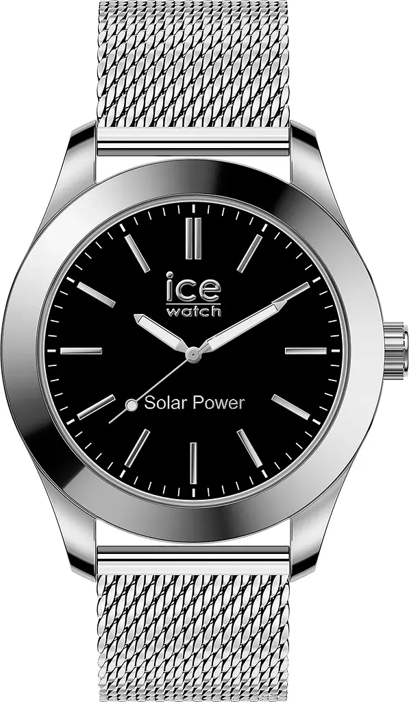 Годинник Ice-Watch Ice steel solar Silver Black 023795 - фото 1