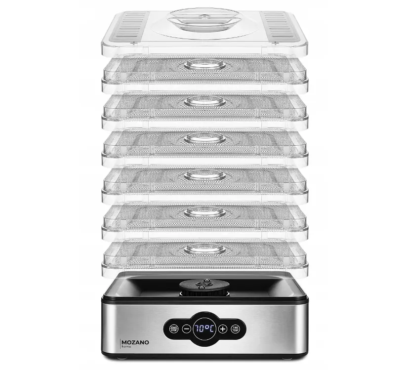 Сушилка дегидратор для пищевых продуктов грибов и фруктов Mozano Dehydrator 400 Вт - фото 4