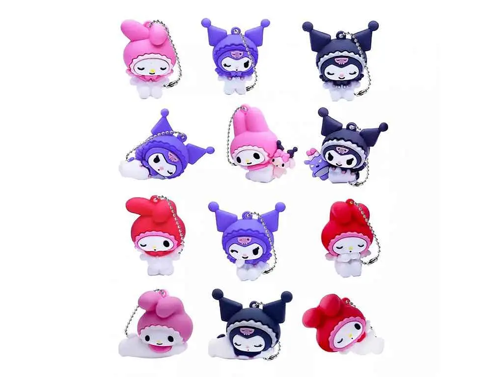 Фігурка COOL THINGS Hello Kitty сюрприз на ланцюжку в кулі Моя Мелоді та Куромі асорті - фото 2