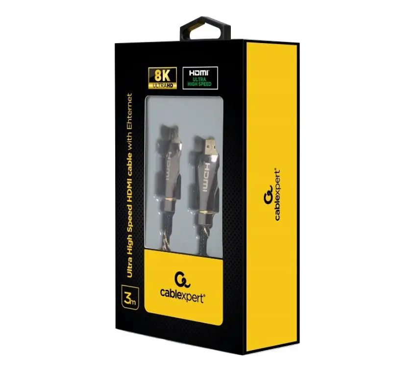 Кабель HDMI 8K ARC v2.1, Cablexpert CCBP-HDMI8K-3M 3m - фото 3