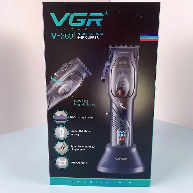 Машинка для стрижки бездротова VGR V-269 (43961-v-269_1004) - фото 5