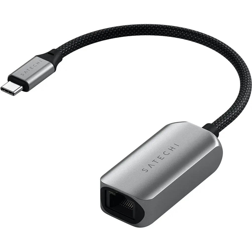 Адаптер Satechi USB-C 2.5 Gigabit Ethernet Space Gray (ST-AE25M) - фото 3