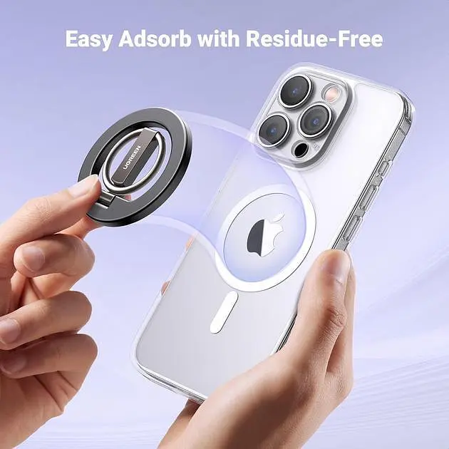 Магнитный крепеж для телефона UGREEN LP705 держатель для телефона Magsafe, совместимый с iPhone 16, 15 Pro, iPhone 14 Plus, iPhone - фото 6