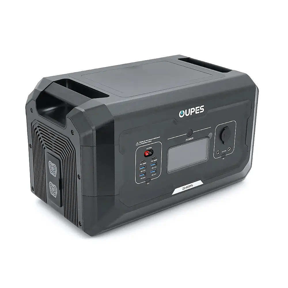 Портативний джерело живлення OUPES S3+S2, LiFePO4, 3600W, PEAK 7000W, 5120Wh, 3500 циклів, MPPT 2100 Вт, 5xAC190-250 В 16 А, 4xUSB-A -18 Вт, 2xUSB-C - 100 Вт, Anderson 12 В 30 А, IP21, 642*305*438 мм, 37,8 кг - фото 4