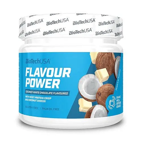 Підсолоджувач BioTech Flavour Power, 160 г - Білий шоколад-кокос