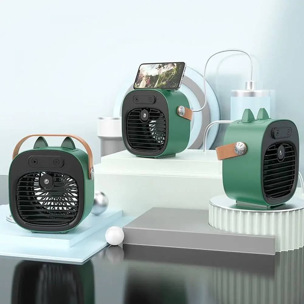 Портативний вентилятор Epik F12 Green [137263] - фото 3