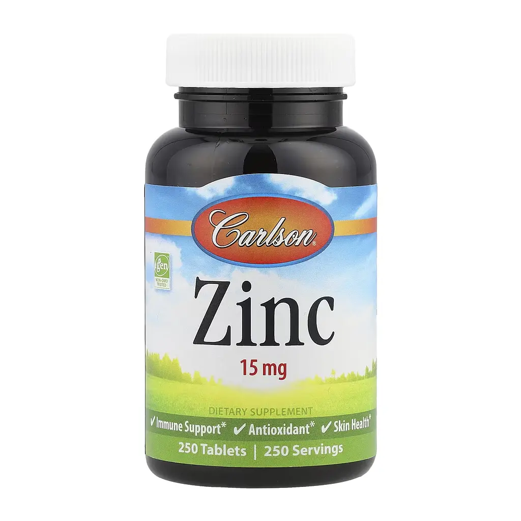Цинк Zinc 15mg - 250 tabs