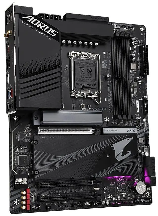 Материнська плата Gigabyte Z790 AORUS ELITE AX (Z790 AORUS ELITE AX) (Socket 1700, Intel Z790, ATX) - фото 3
